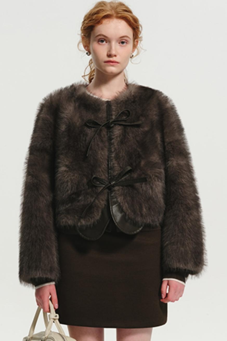 Luxury Fur Slim Winter Short Coat