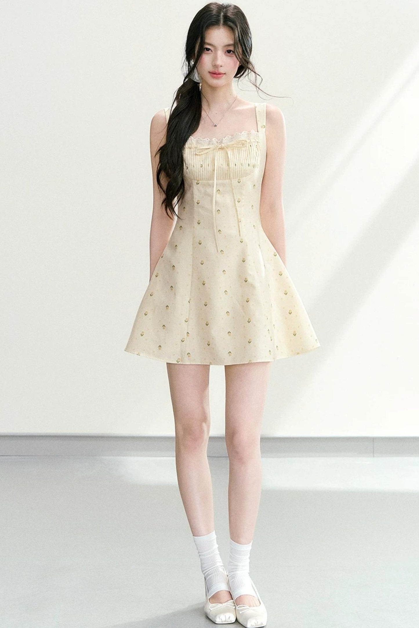 Elegant Floral A-Line Dress