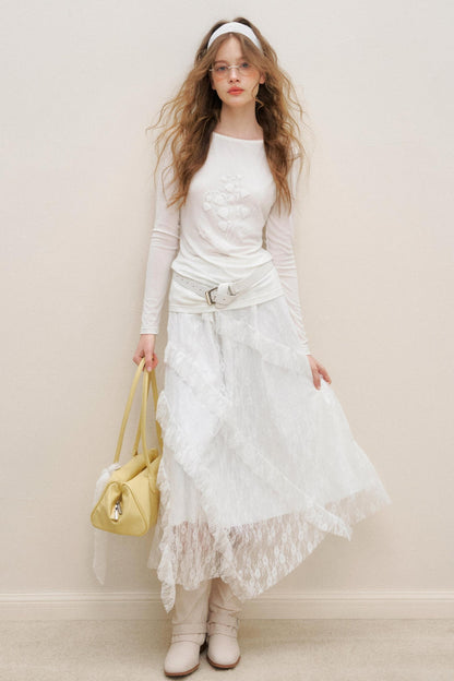 Lattice Loungewear Top