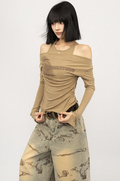 Vintage Spice Girl Black Long Sleeve T-Shirt