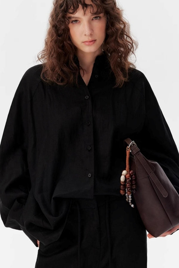 Chinese Style Linen Shirt & Pants Set-Up