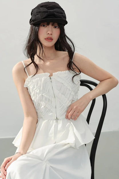 Moonlight Ruffled Camisole Top