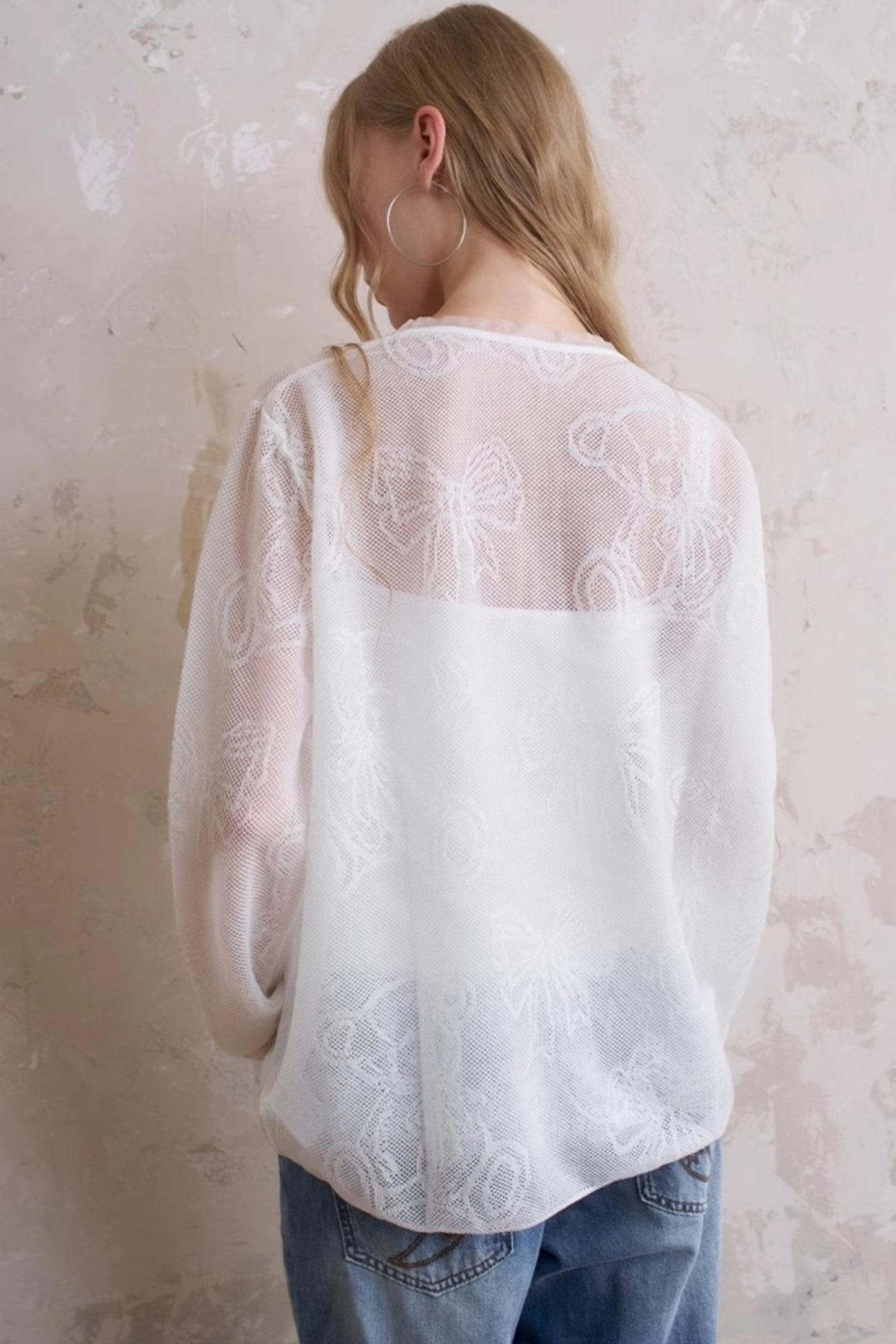 Summer Bear Knit Top