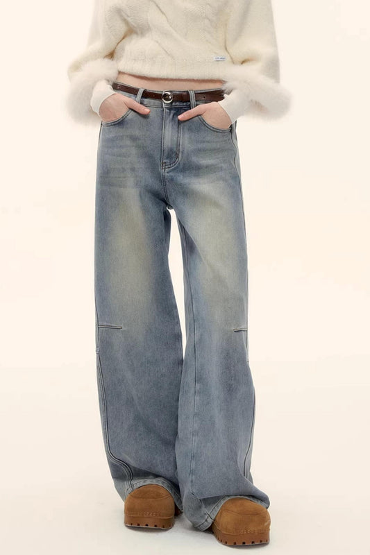 Light Blue Vintage Denim Pants