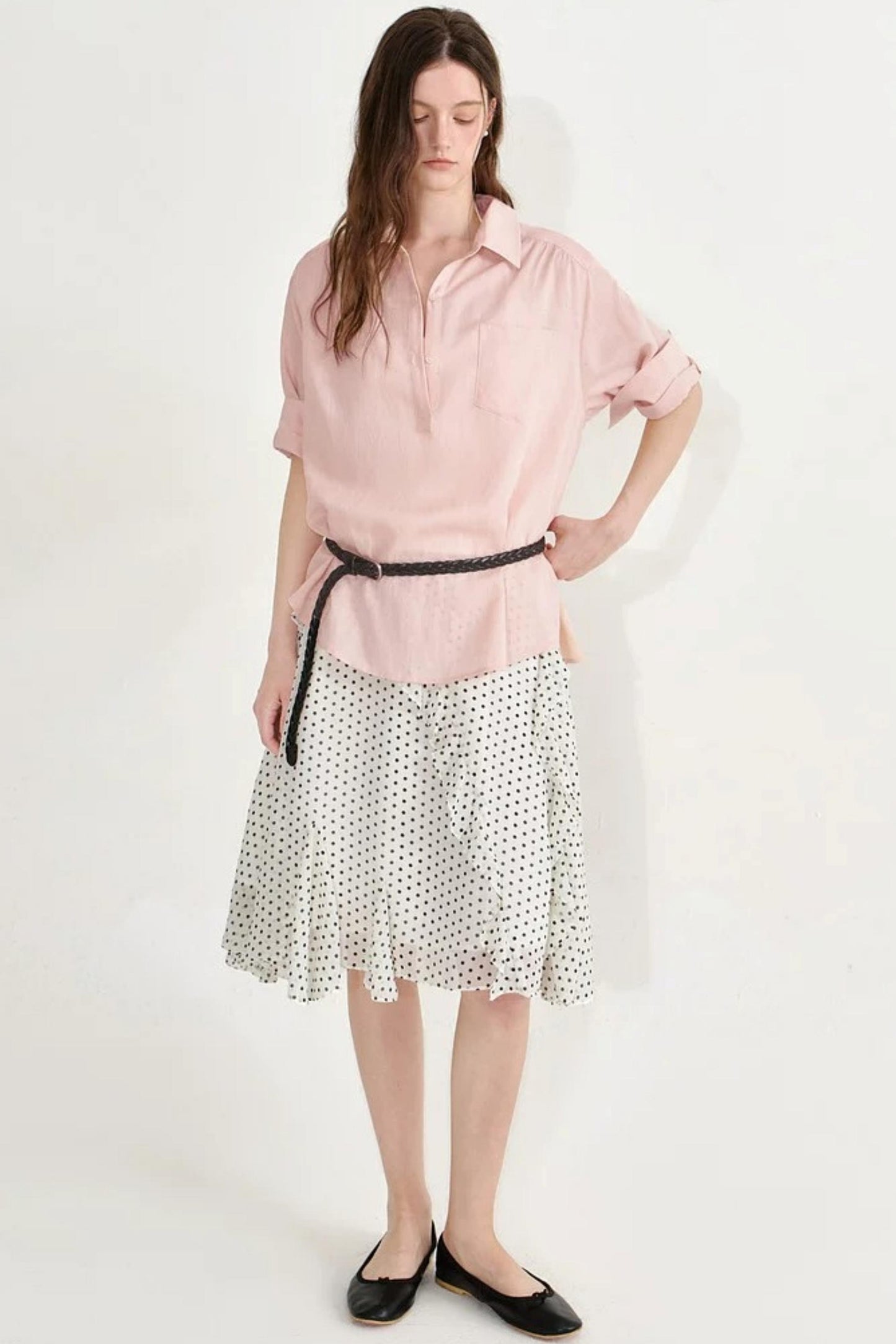 Korean Lapel Blouse