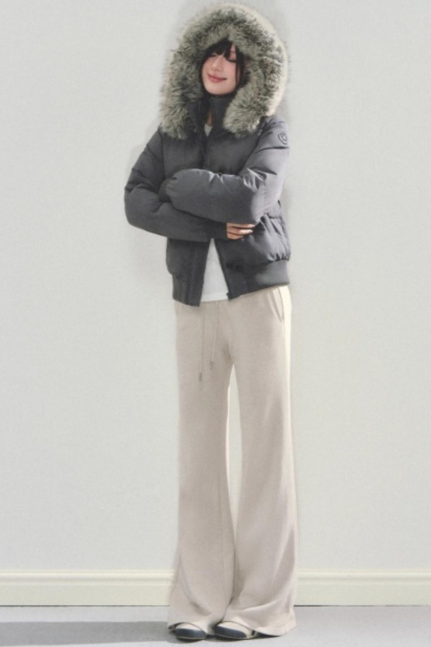 Retro Cotton Fur Collar Jacket