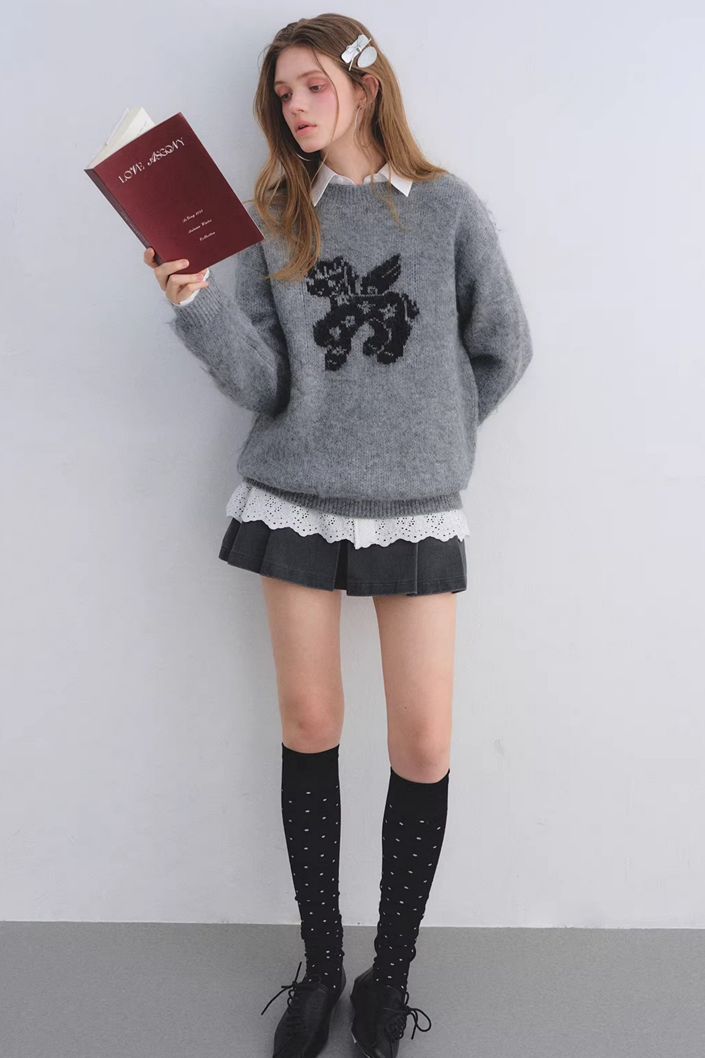 Wool-Blend Jacquard Sweater