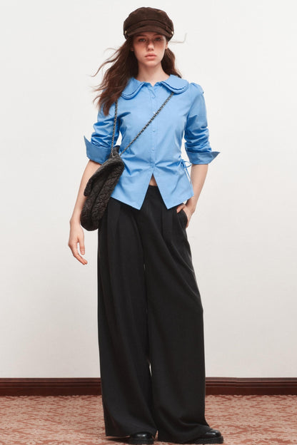 Pantalon large sans taille