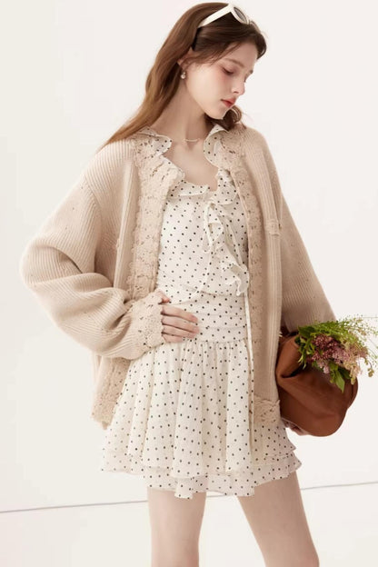 Vintage Embroidered Wool Cardigan