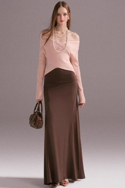 Girl Pink Knitted Sweater