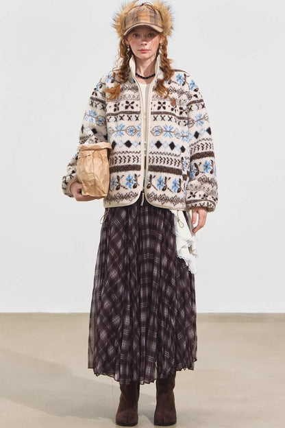 Polar Fleece Jacquard Jacket Set-Up