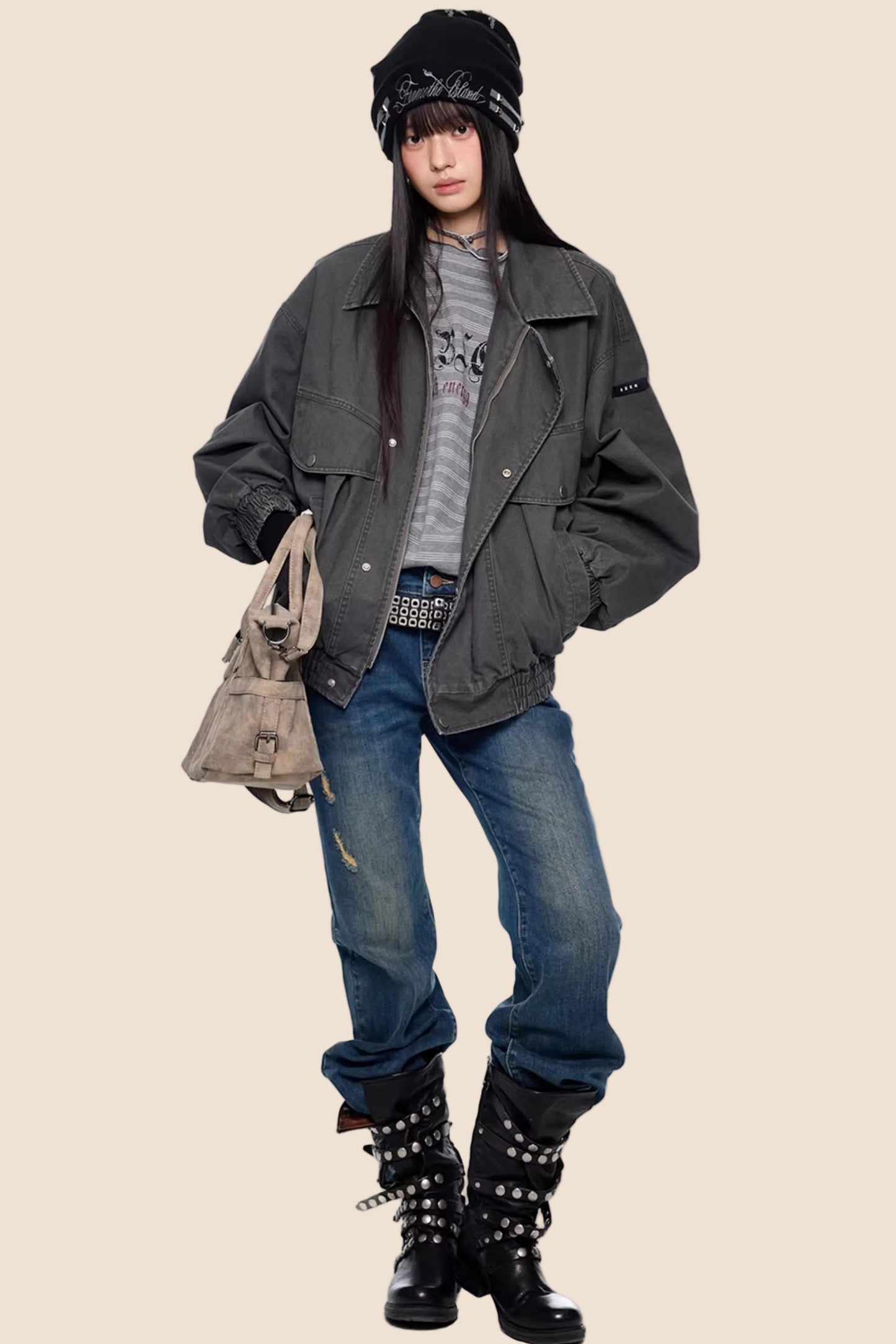 Mikro-weit Retro Schlaghosen