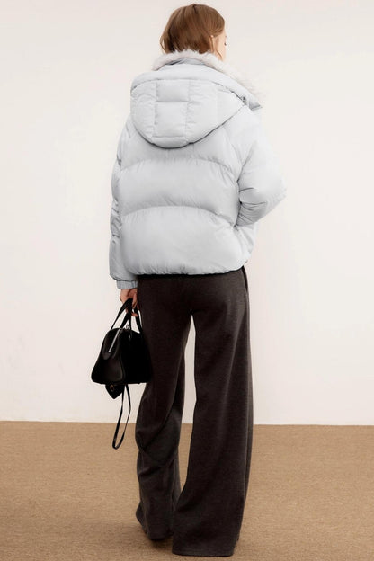 Wool Knit Wide-Leg Pants