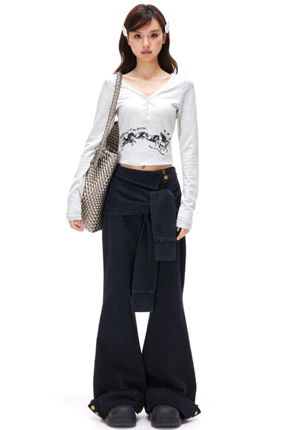 Retro Washed Cargo Pants