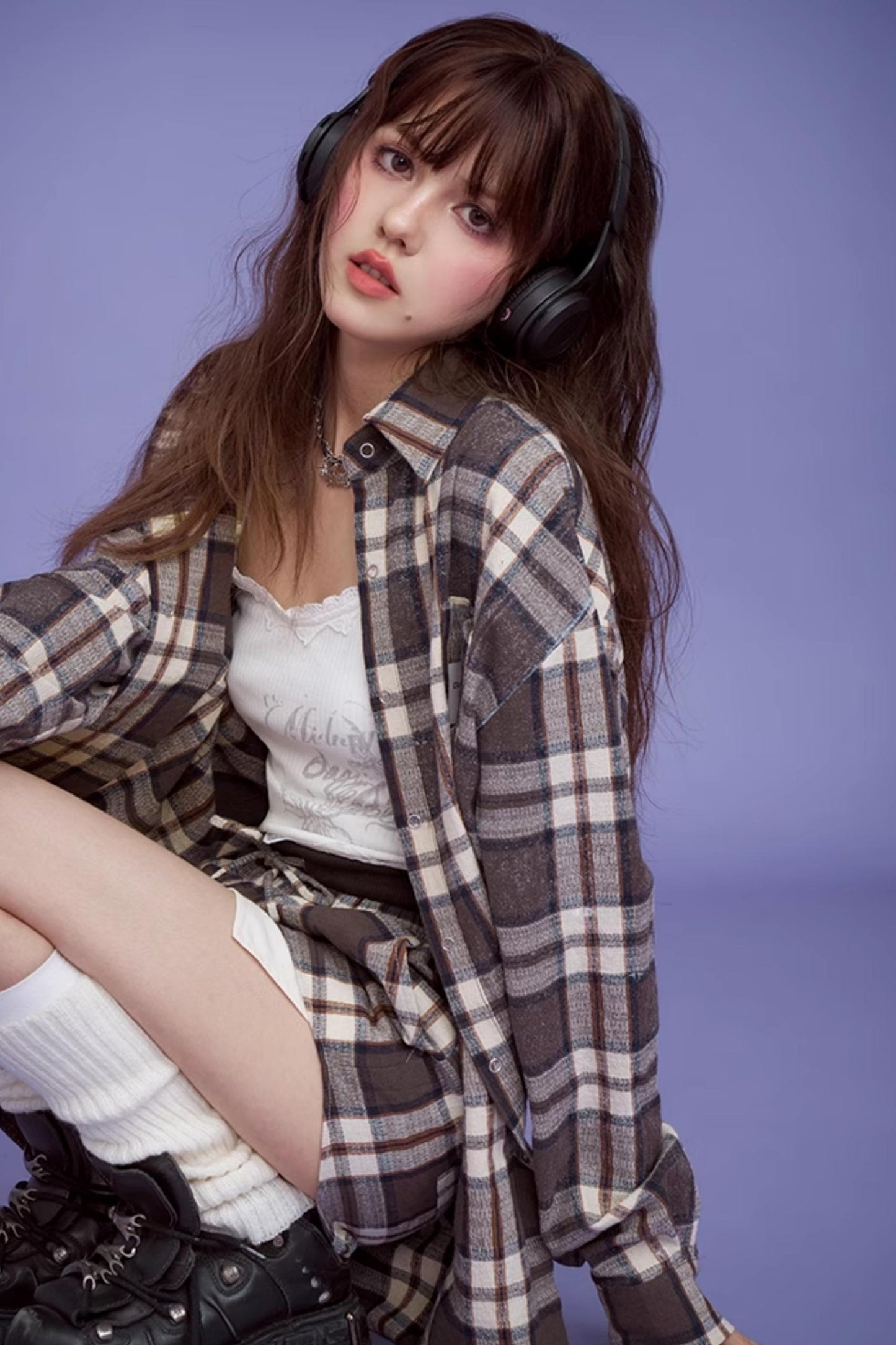 American Casual Loose Shirt Jacket Set-Up