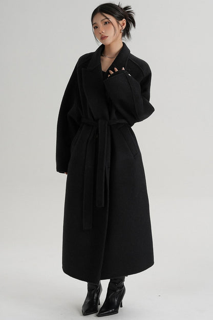 Minimalist Wool Long Jacket