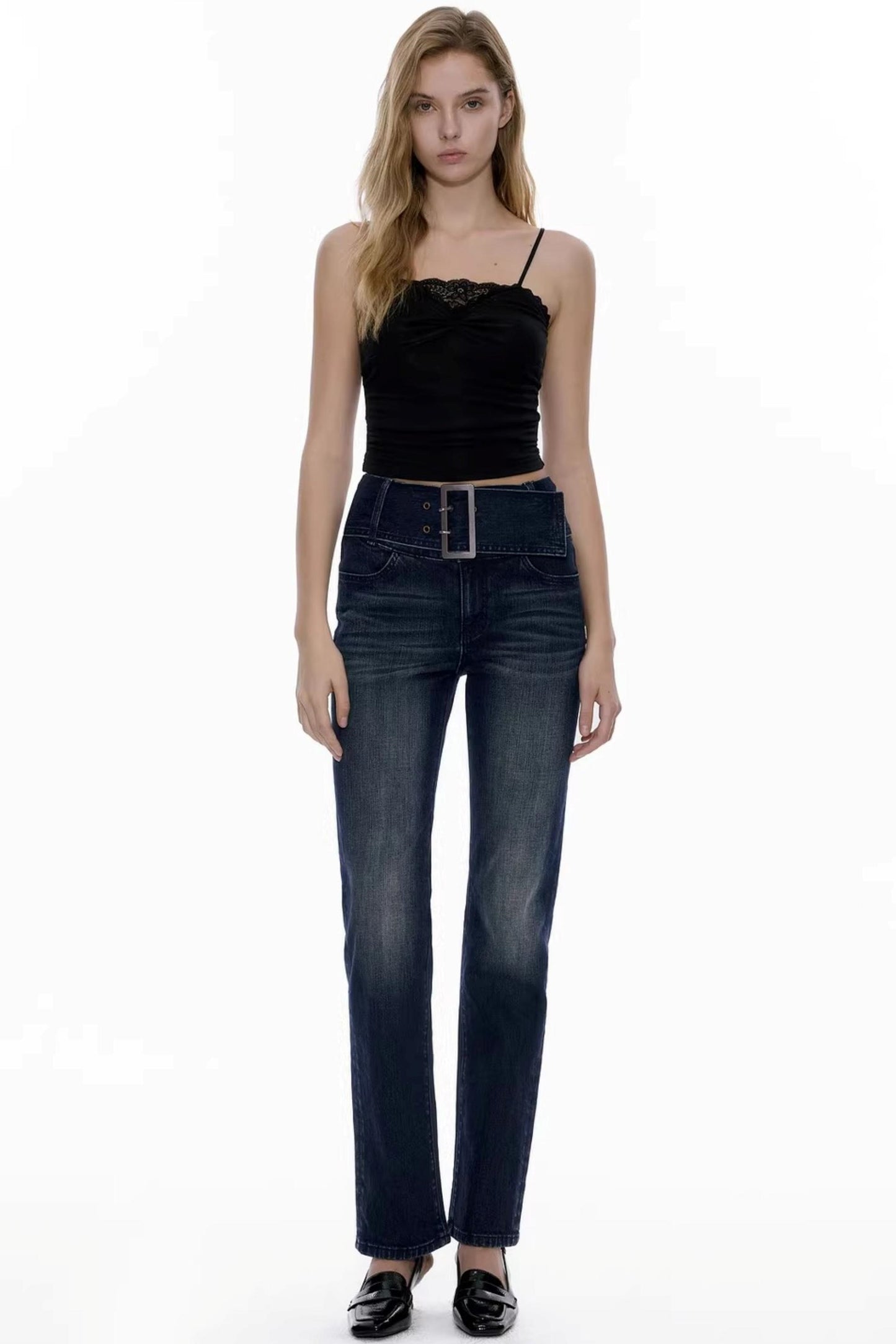 Wool Blend Lace Camisole