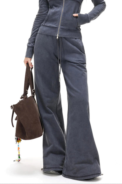 Double-Ended Zipper Jacket & Sweatpants Set-Up