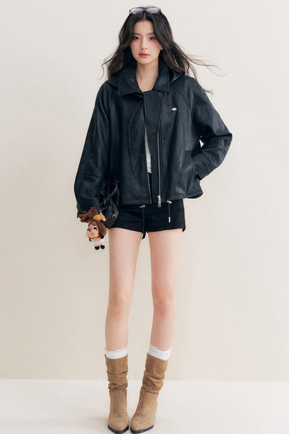 Soft Black Leather Jacket