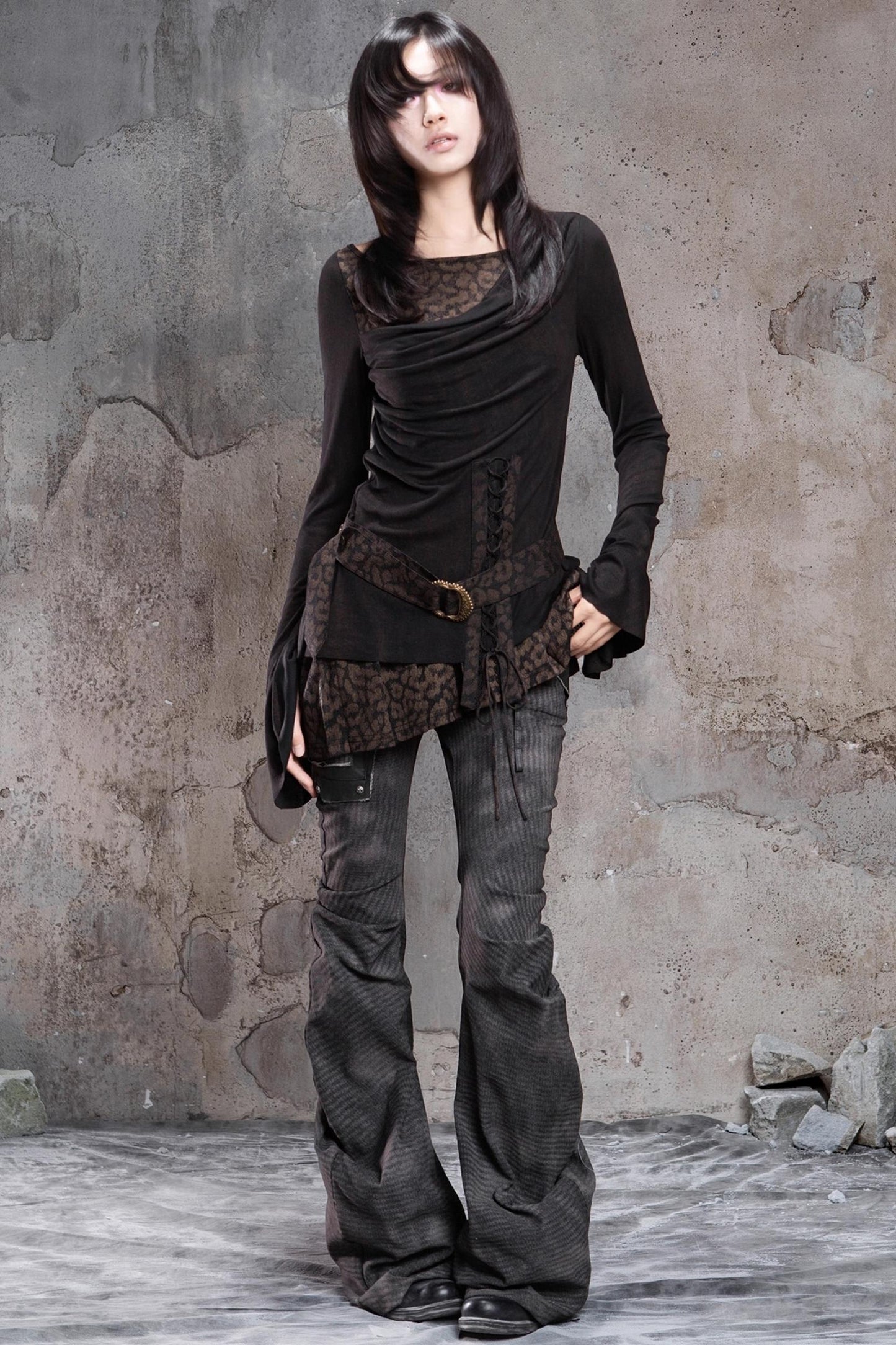 Vintage Patchwork Knitted Top