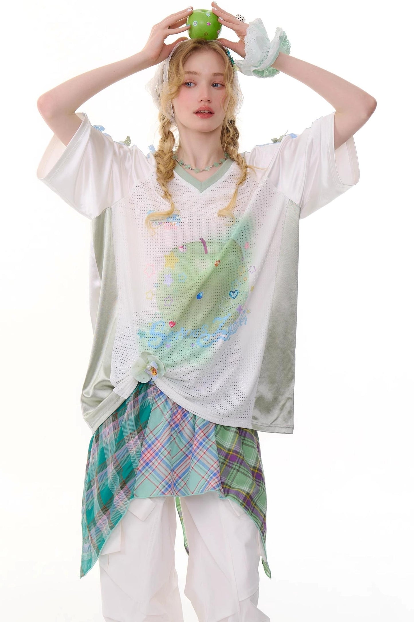 Summer Apple Print Tee