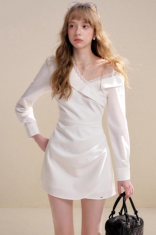 Romantic Lace Off-Shoulder Dress