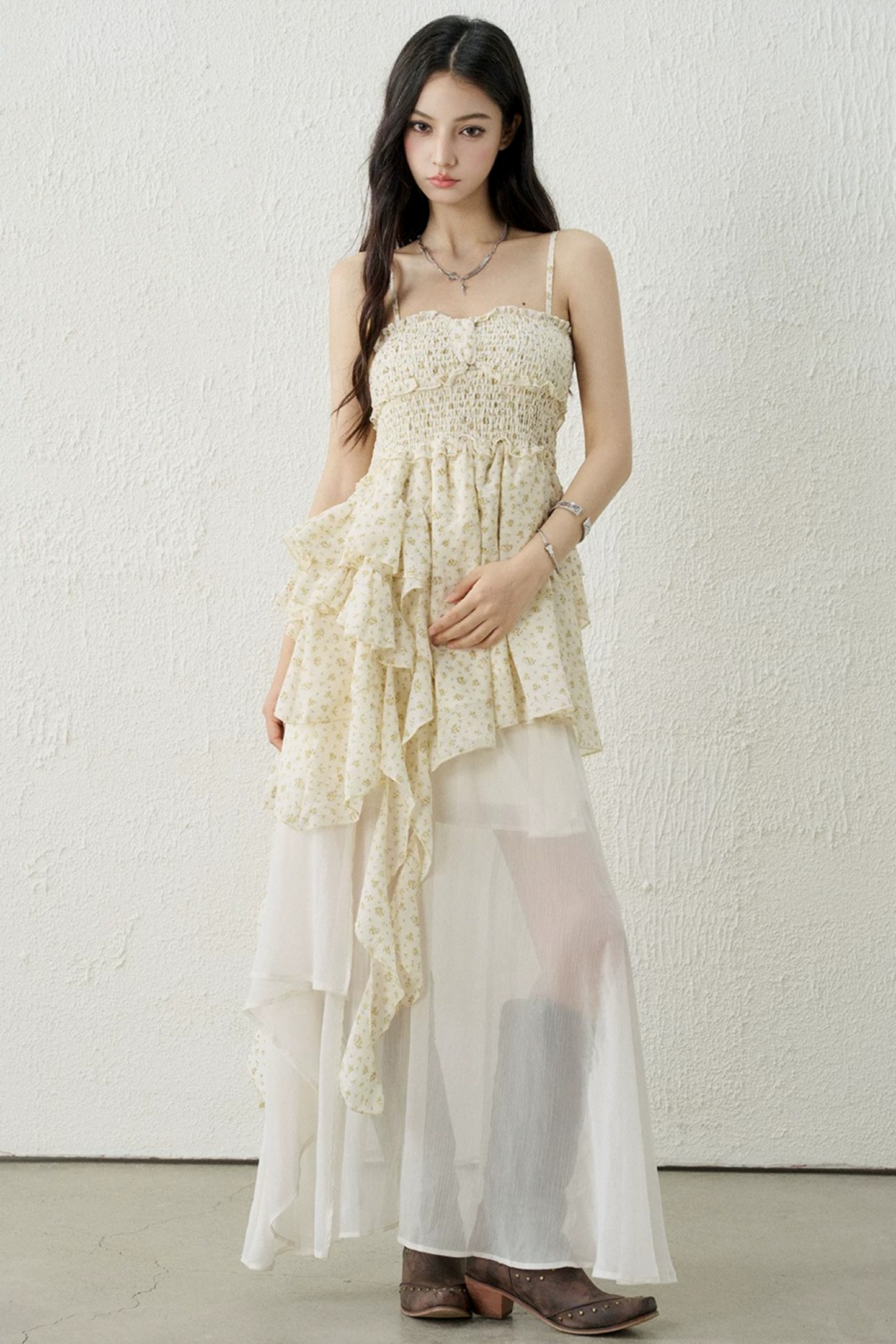 Irregular Floral Camisole