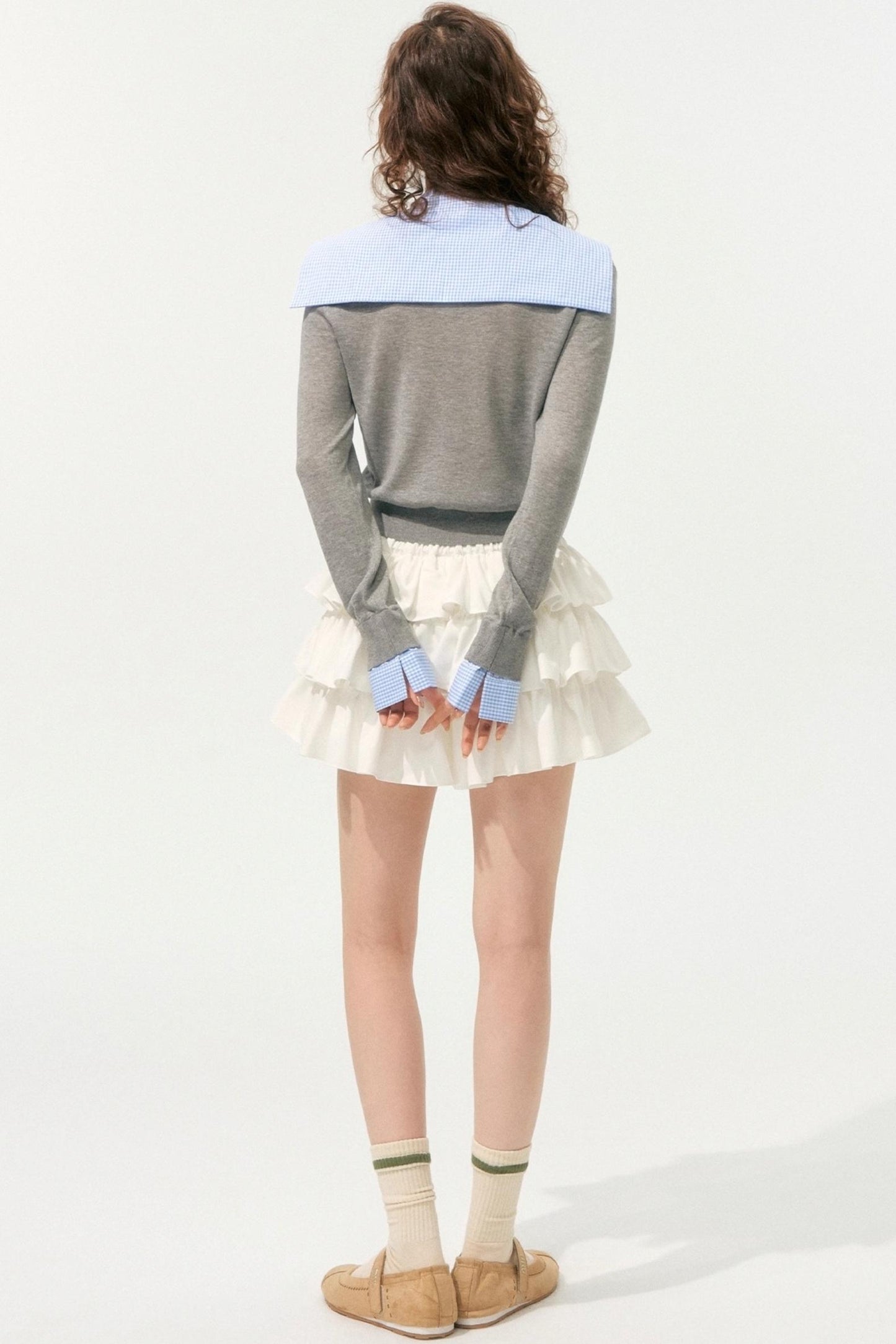 Layered Lace A-Line Culottes