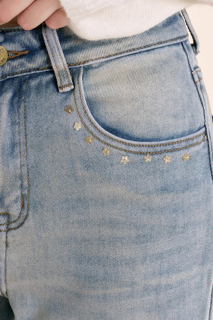 Romantic French Flared Jeans