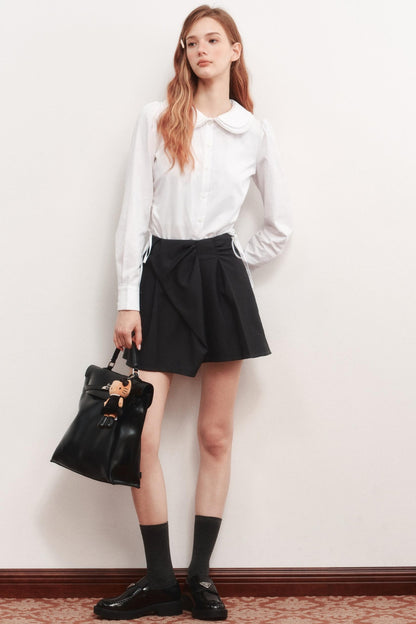 Minimal Design Long-Sleeved Top