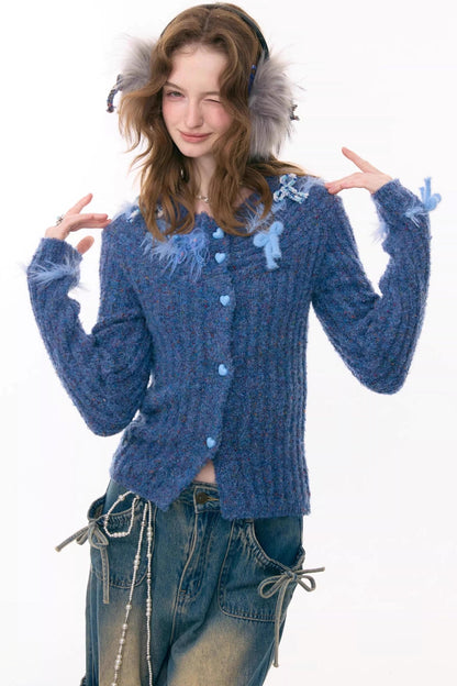 Mist Harbor Fleece Cardigan