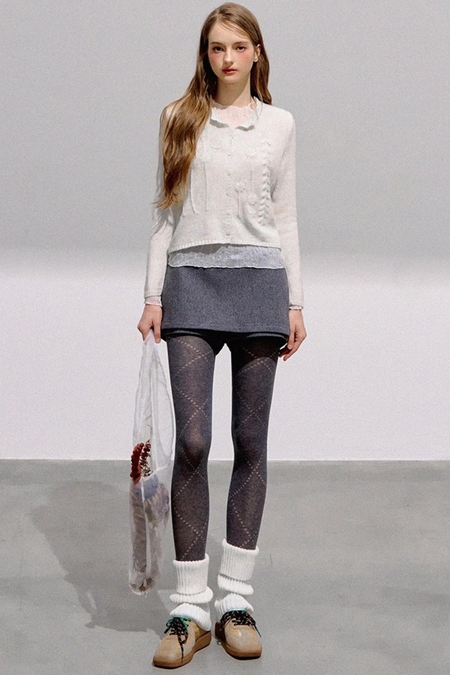 French Knitted Sweater Cardigan