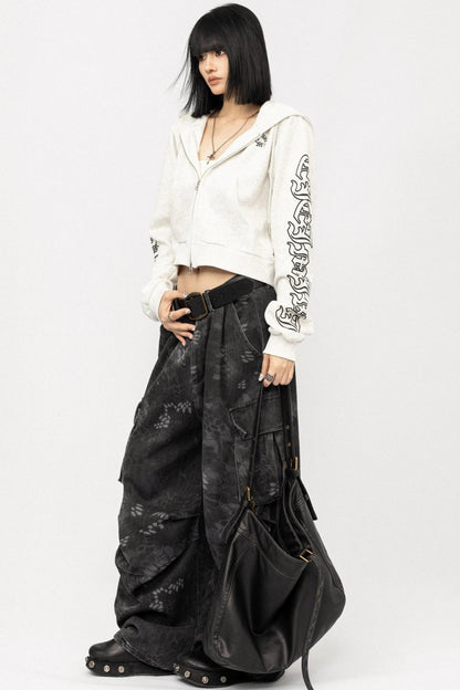 Autumn Hooded Vintage Top