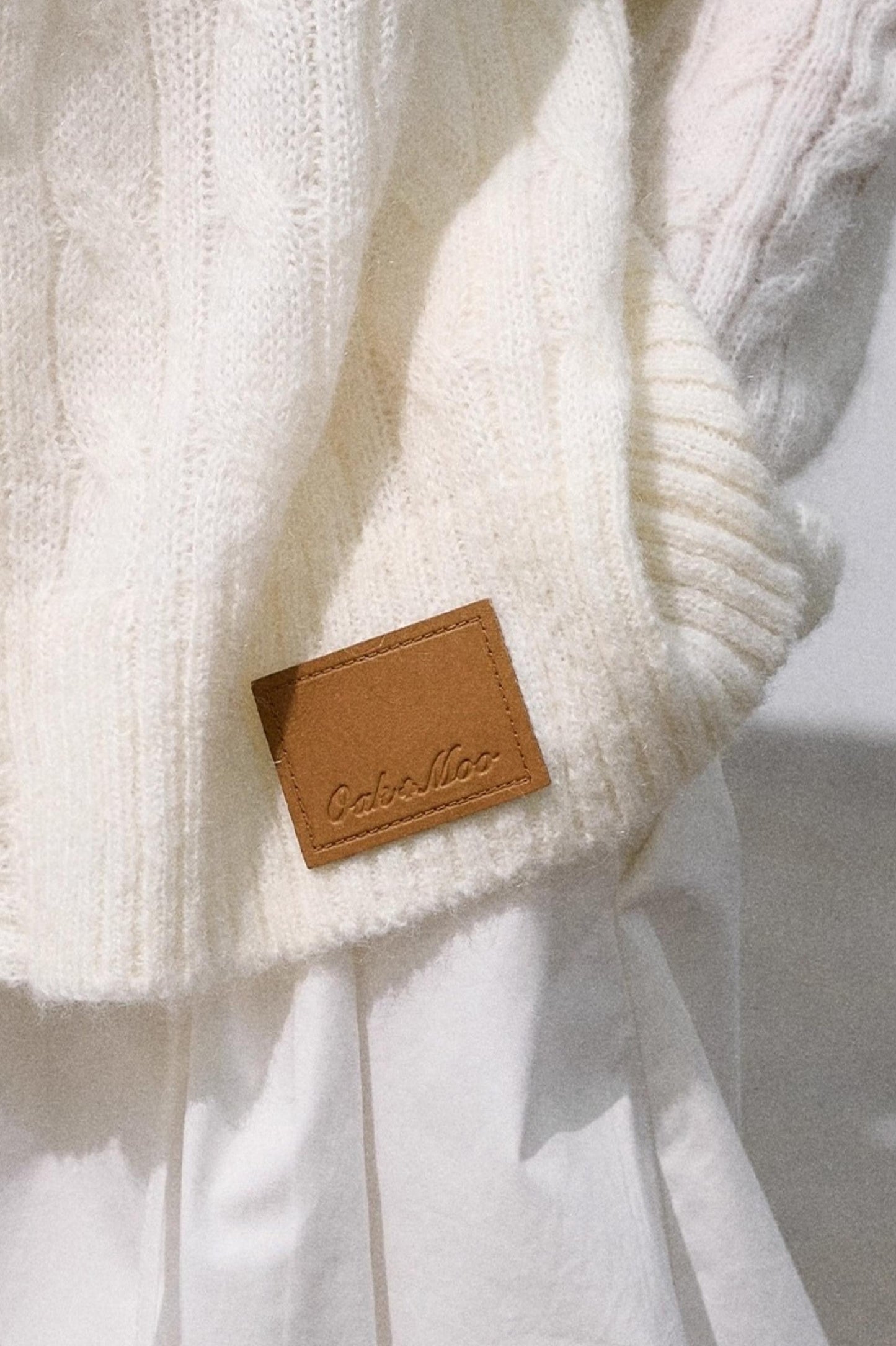 Gentle Mohair Wool Knit Cardigan