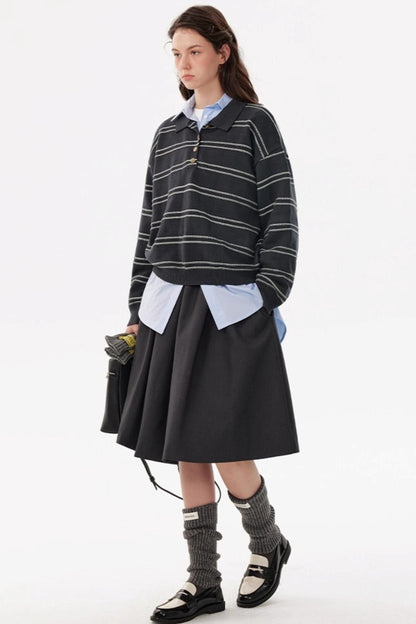 Intellectual Striped Knit Shirt