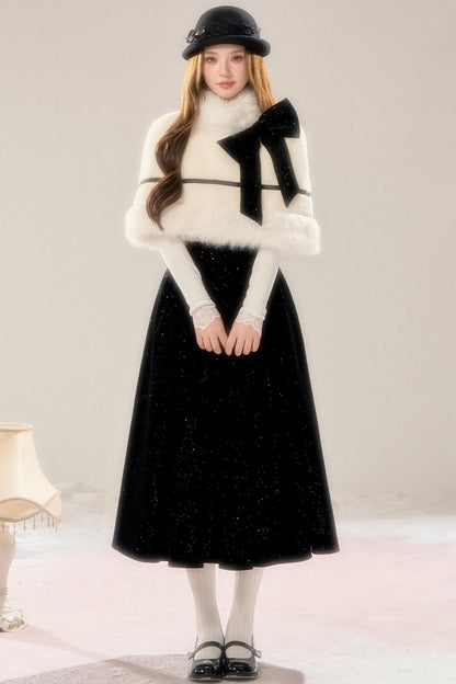 French High-end Cloak Two-Piece Set-Up