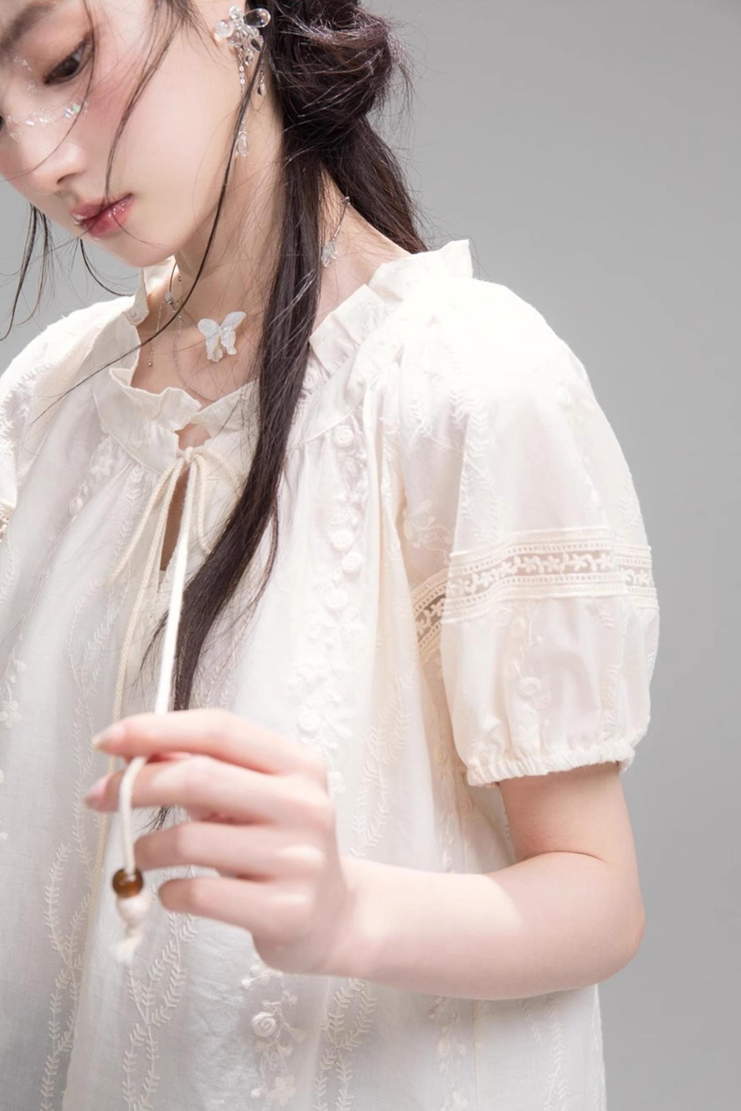 Apricot Lace Bubble Tee