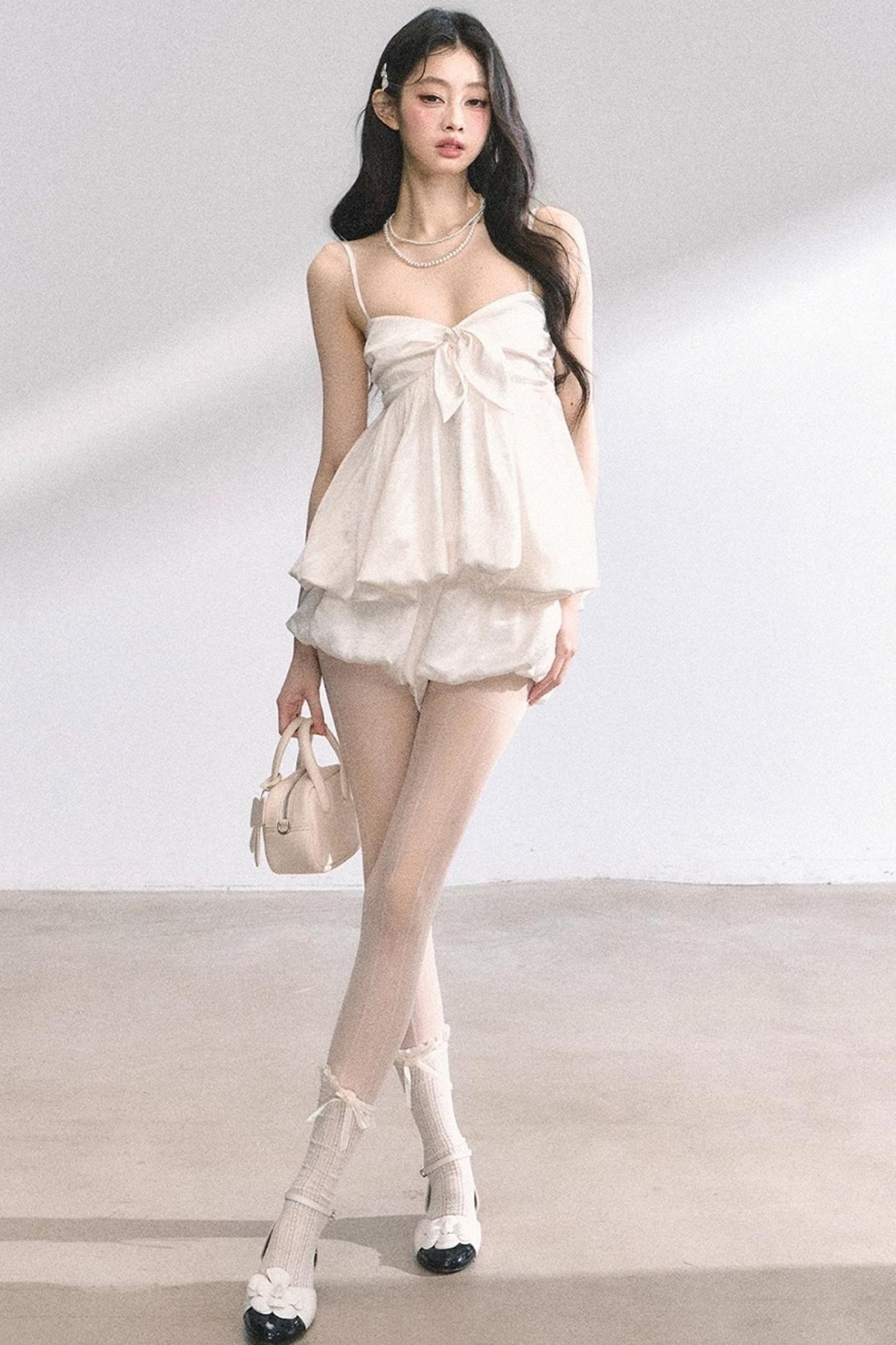 Floral Strap Two-Piece Summer Skirt Set-Up