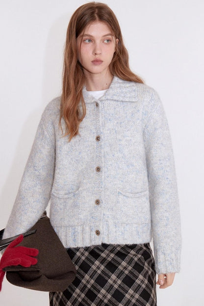 Velvet Wood Grain Cardigan