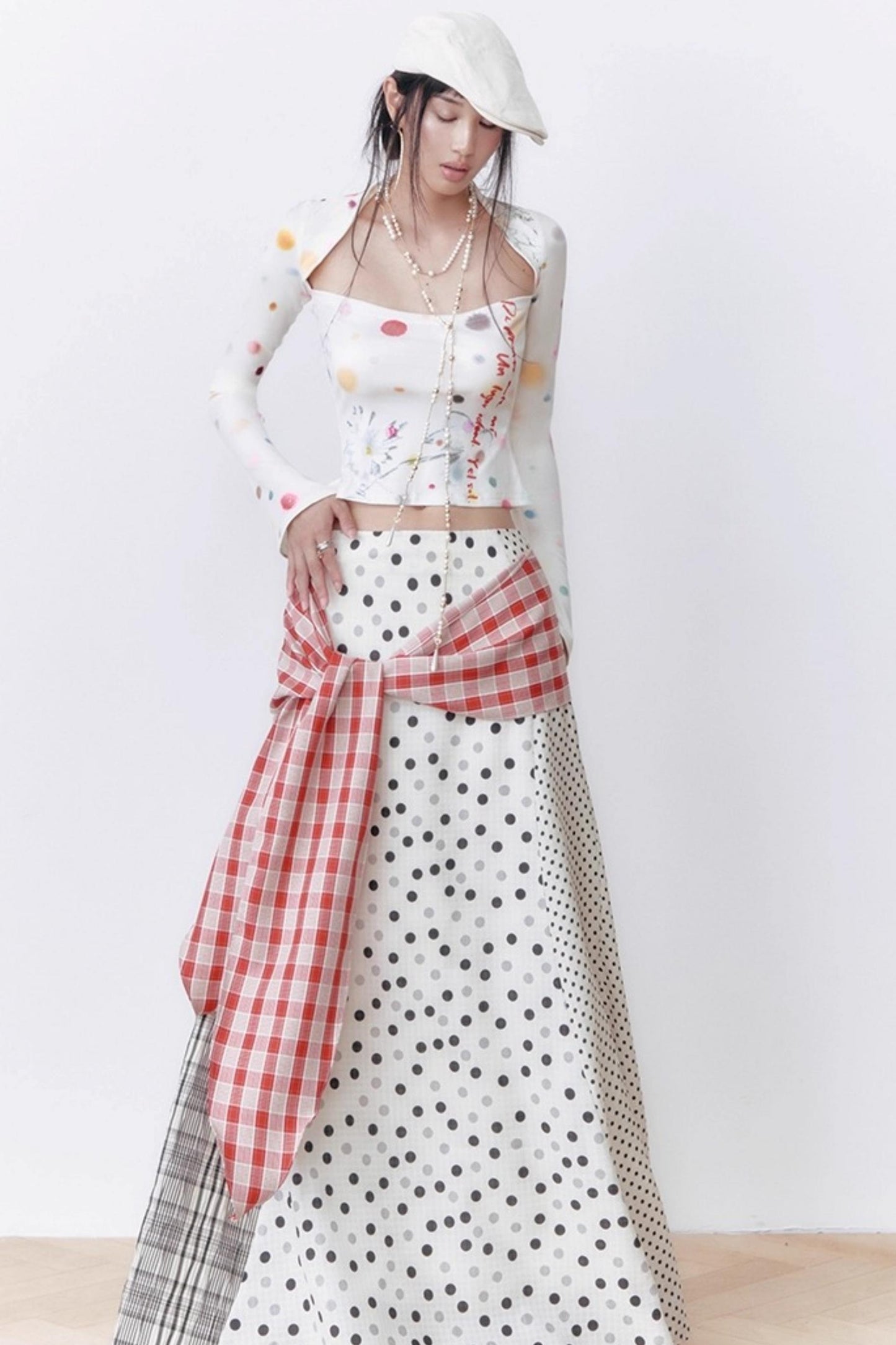 Blue Dot Long-Sleeved Shirt