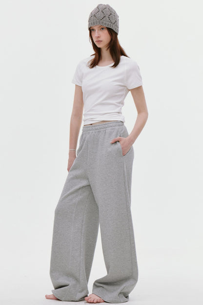 Sporty Split-Leg Pants