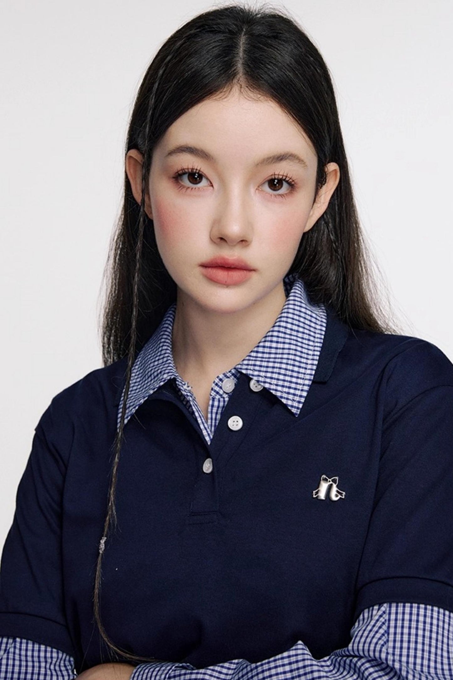 Nap Pleated Slim Spring Shirt