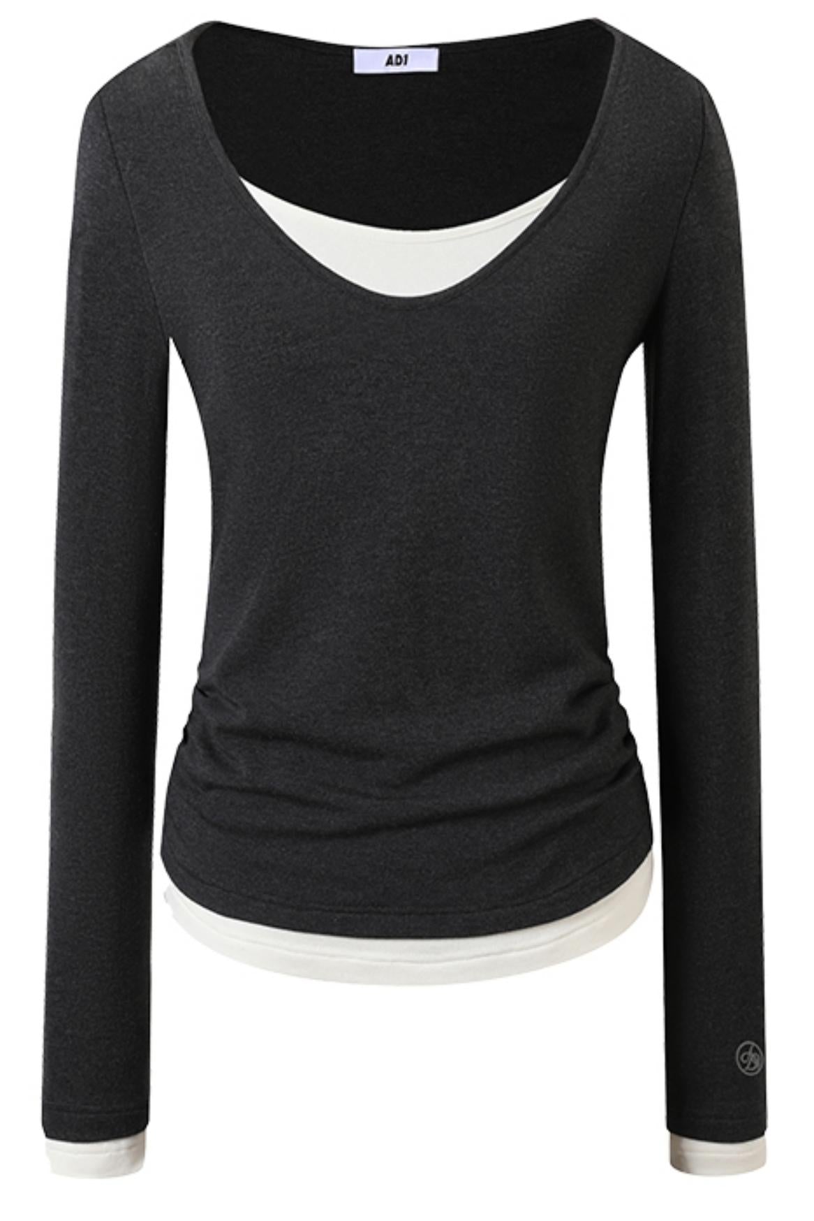 Slim Fit Fashionable Layered Top