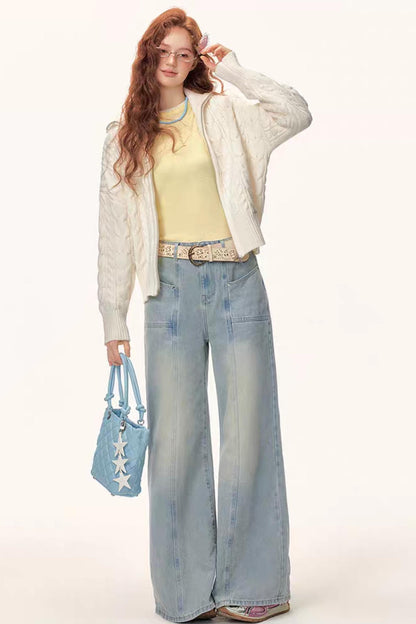 French Cable Sweater