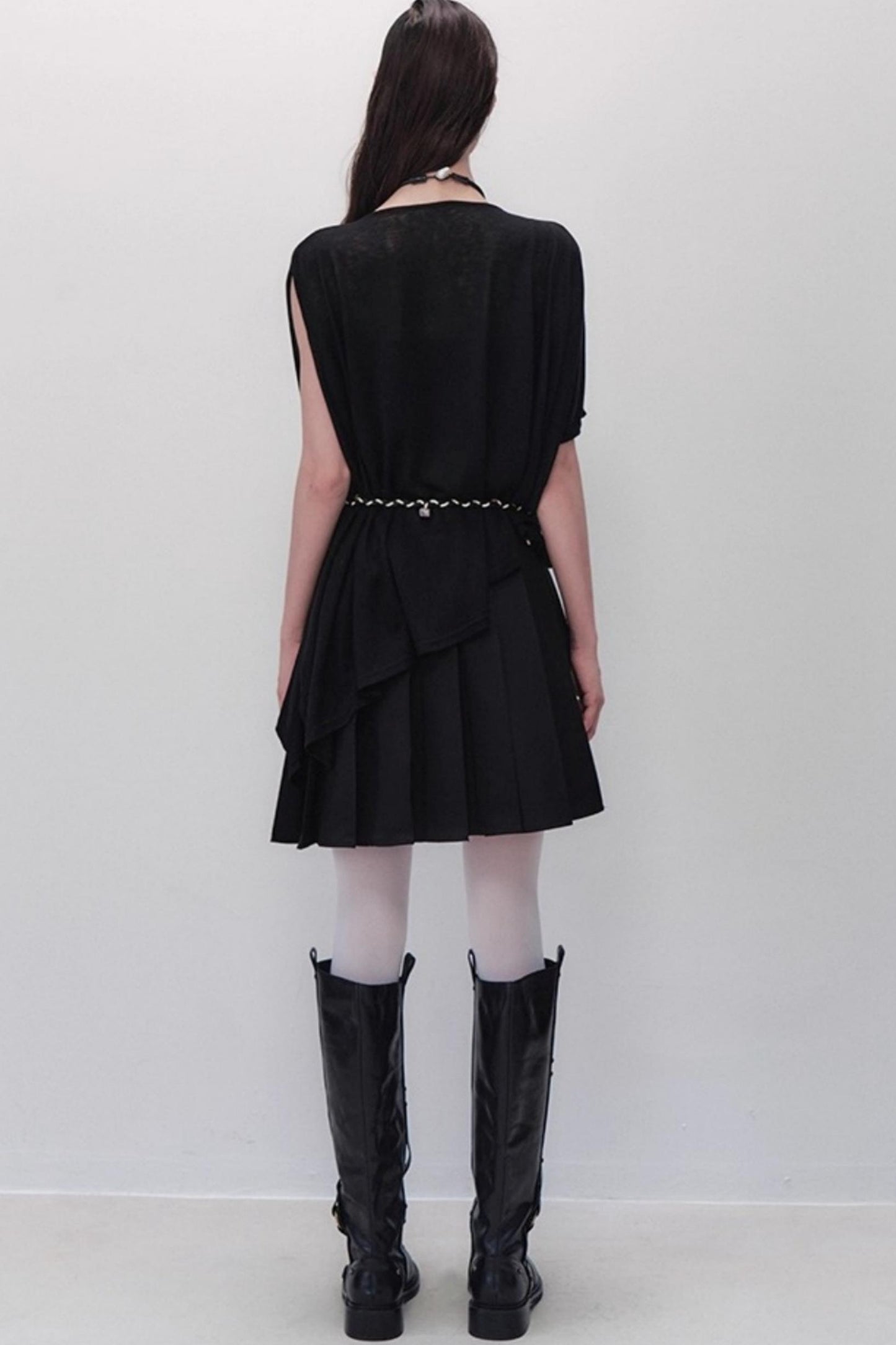 Yuan Shadow Pleated Shorts Skirt