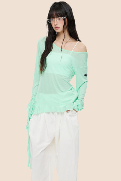 Sheer Summer Smock Top