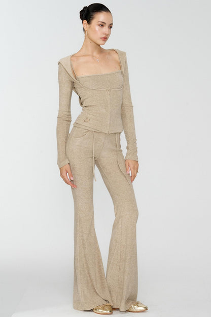 Girl Devil Horn Fleece Set-Up