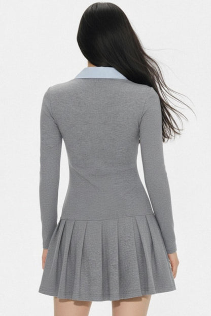 Color-Block Layered Dress