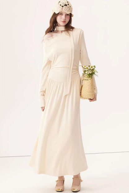 Off-Shoulder Knit Dress