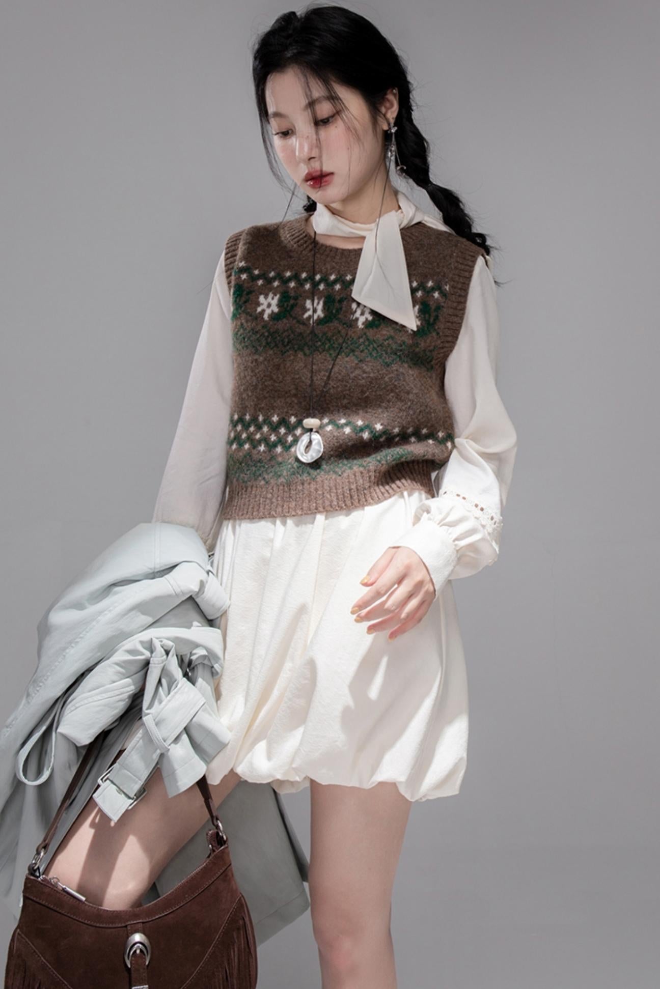 Efficiency Diamond Plaid Vest